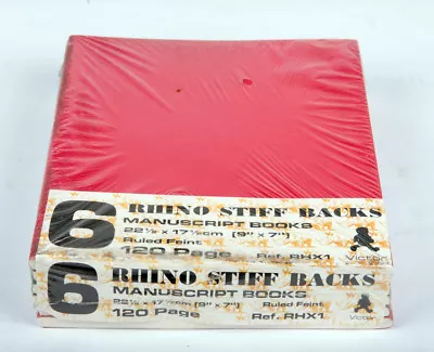 £9.95 • Buy Victor Rhino Stiff Back Exercise Books Pack 6