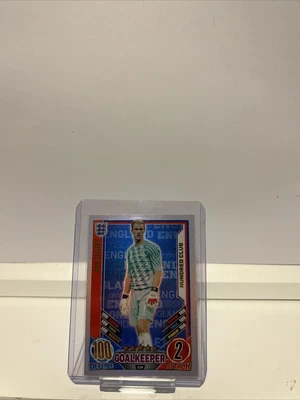 £4.99 • Buy Match Attax Attack Euro 2012 #210 Joe Hart Hundred 100 Club *Blue Back* Card