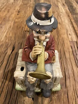 Waco Melody In Motion Willie The Trumpeter Hobo Clown Music Box* • $39.77
