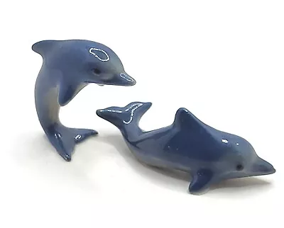 Hagen Renaker Miniature Dolphin Figurines Set Of 2 • $28.99