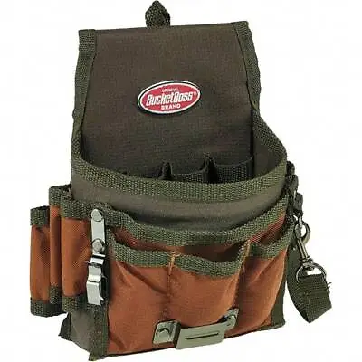 Bucket Boss 54140 RipStop Poly Tool Pouch With FlapFit: 9 Pockets & 8 Tool Loops • $19.10