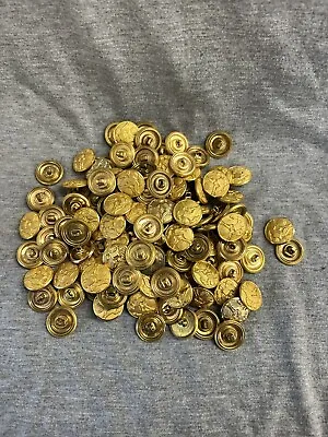 Vintage Military Button US Army Uniform Eagle Lot 1 Lbs 100+ Metal Class A 23mm • $15.99