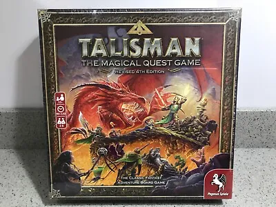 TALISMAN 4th Edition THE MAGICAL QUEST BOARD GAME Fantasy Flight - NEW & SEALED • £274.95