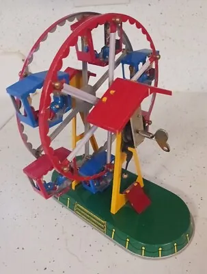 Vintage TIN/Litho Wind Up Ferris Wheel Toy. It Works.  • $49.99