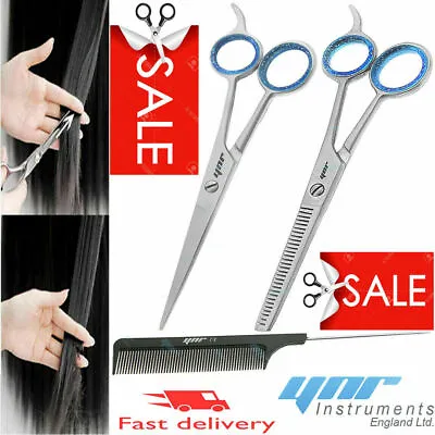 Hair Cutting Scissors Shears/Thinning/Set Hairdressing Salon Professional Barber • £5.99