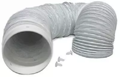 £10.99 • Buy 3 Metre Vent Hose Extension Pipe & Connectors For Bush Tumble Dryer   0759  2411