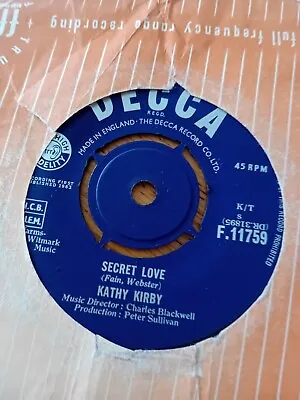 Kathy Kirby...secret Love • £1.50