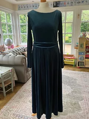 Boden Velvet Midi Dress Size 14 • £16.99
