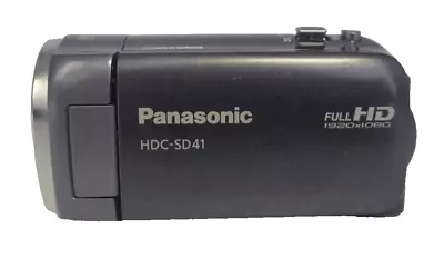 Panasonic HDC-SD41 Full HD 17x Zoom Digital Camcorder - Silver (z21) • £59.99