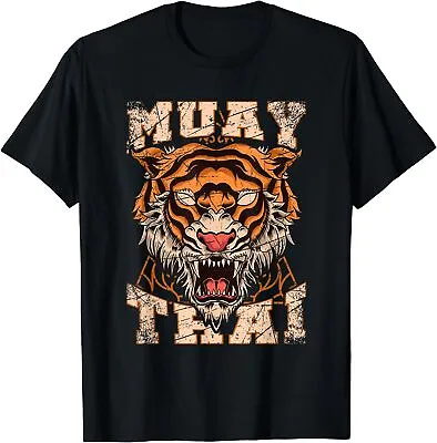 NEW LIMITED Tiger Muay Thai Gift Idea Design Tee T-Shirt S-3XL • $21.99