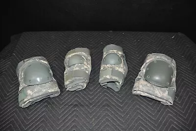 Us Army Military Surplus Acu Digital Camo Tactical Elbow And Knee Pads Sets • $12.50