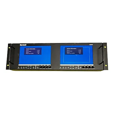 Marshall V-MD702 Dual High-resolution Rack Mount Video Monitors 3RU • $600