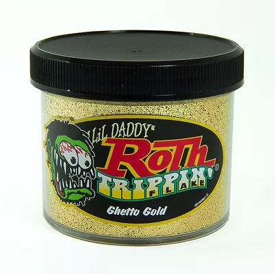 Lil' Daddy Roth Metal Flake Trippin' Ghetto Gold • $18.99