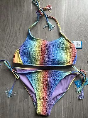 Matalan Bikini Size 14 Rainbow BNWT • £8