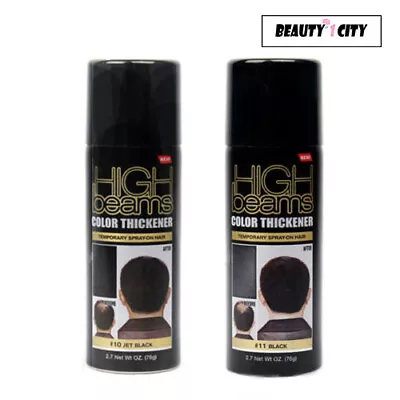 High Beams Color Thickener Temporary Spray-On Hair 2.7 Oz ( Jet Black / Black ) • $9.95