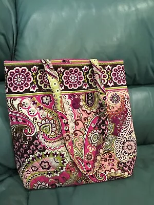 Vera Bradley Very Berry Paisley Tote Bag Pink / Purple Paisley - Used • $15
