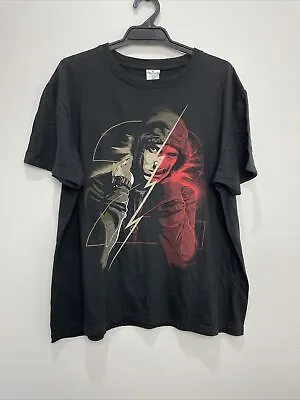 Eminem Marshall Mathers LP Graphic Y2K T Shirt Hip Hop Tee Sz Medium Vintage • $44