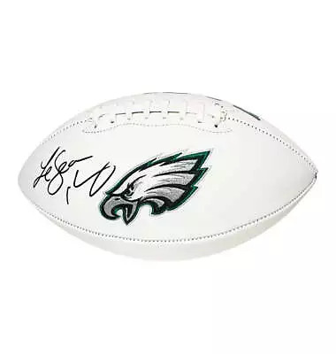 LeSean McCoy Signed Philadelphia Eagles Official NFL Team Logo White Football (B • $105.95