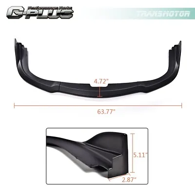 Fits 06-07 Subaru Impreza WRX STI CS2 Style Front Bumper Lip Spoiler Splitter • $35.59