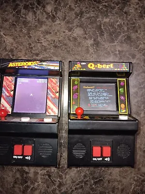 Asteroids And Qbert Mini Arcades • $35