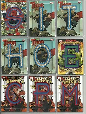 $24.95 • Buy 2014 Upper Deck Marvel Premier Code Name Letter Patch Insert Card 