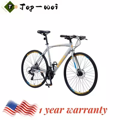 24 Speed Hybrid Bike For Men And Women Adult Sport 700C Road Smooth Ride • $345.99