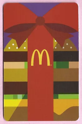 MCDONALD'S 2015 Collectible No Value Arch Gift Card - RED BOW • $1