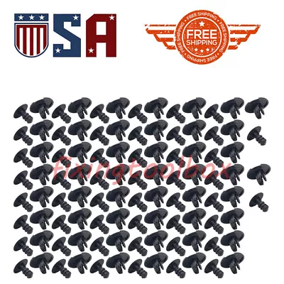 For Honda Civic Accord Acura Integra Tsx 100pcs Fender Liner Clips Push Retainer • $7.15