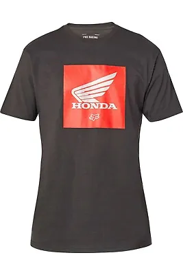 New Fox Racing Mens Honda Premium Tee Size Large Black Vintage 25995-587-l • $29.95