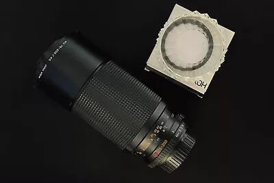 Minolta MD Rokkor 75-200mm F/4.5 Telephoto Lens With Original Hood And Filters • $55