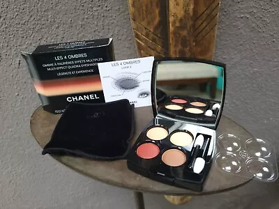 Chanel LTD 2018 Legerete Et Experience Eyeshadow Quad By Lucia Pica Matsuri Red • $120