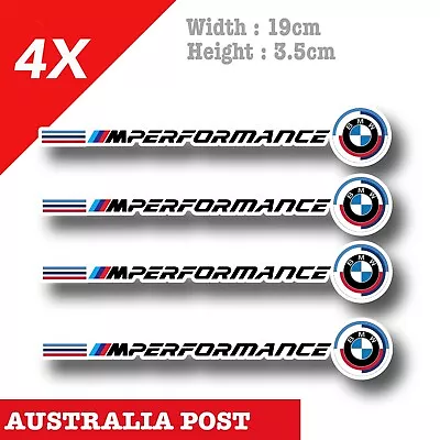 $8 • Buy BMW PERFORMANCE M Badge Logo Decal  Stickers