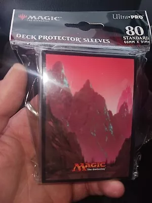 80 BRAND NEW Ultra Pro Deck Protector Card Sleeves MTG Magic 80ct - Mountain • $12