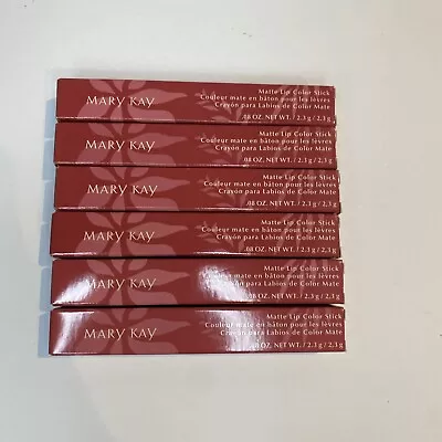 Vtg Mary Kay Matte Lip Color Stick Bundle Lot Of 6 Multicolors Made In Italy • $40