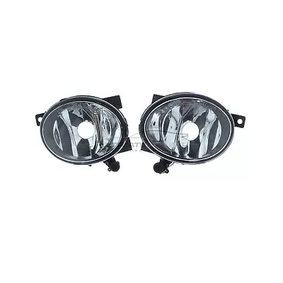 Fog Lights VW Touareg 2010-2015 HB4 Bulb Front Spot Lamp Oval Left & Right Pair • $63.35