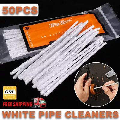 200pcs Smoking Pipe Cleaners Blend Cotton Rods Tobacco Mouthpiece Disposable • $15.90