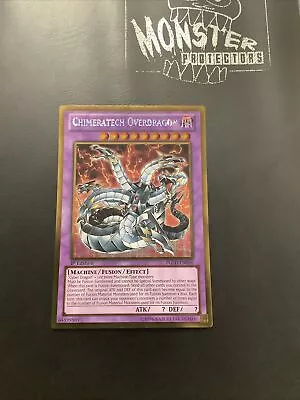 Yugioh Chimeratech Overdragon Premium Gold Rare Pgld-en056 1st Edition  • £2.79