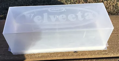 Kraft Velveeta Cheese Keeper Box Clear Plastic W/ Base • $6.50