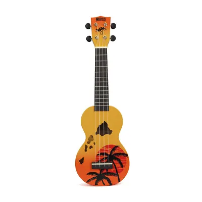 $57.95 • Buy Mahalo Designer Series Soprano Ukulele - Hawaii (Orange Burst)
