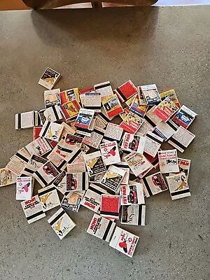 Lot Of Approximately 100 Vintage Advertising Matchbook Match Books Unstruck  • $0.99