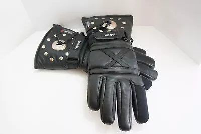 Leather With Kevlar Thinsulate 3M Gloves Genuine Quality Motorcycle Bike Gear S • $30