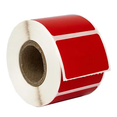 ZEBRA ELTRON 1.5x1 COLOR 1-1/2  X 1  RED Direct Thermal  Labels - (1) Roll /520 • $7.99