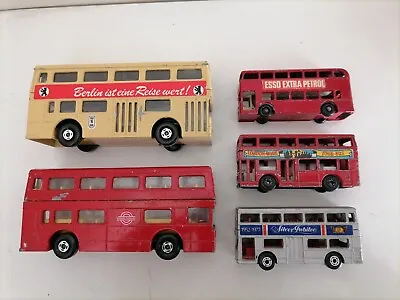 £3.49 • Buy Vintage Diecast Bus Bundle -  Made By Matchbox Super Kings/superfast Etc