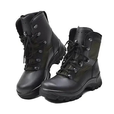 Genuine German Military Combat Boots Leather Textile Tactical Field Footwear NEW • $91.84