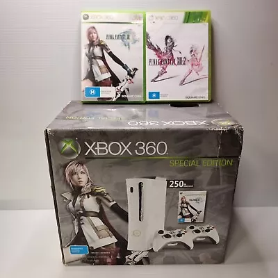 Microsoft Xbox 360 Final Fantasy XIII Special Edition Console 250GB White • $260.93