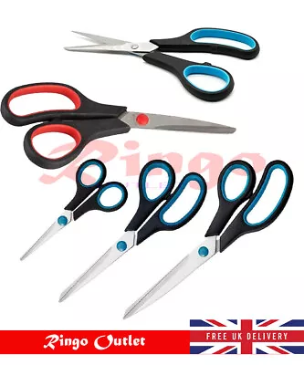 Stainless Steel Tailoring Home Scissors Assorted Size Dress Making Fabric Shears • £3.25