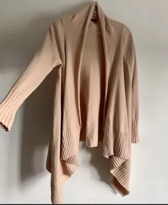 Zara Drape Front Knit Cardigan Size M • £7.98