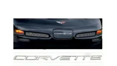 Front Bumper Chrome ABS Insert Letters Fit Chevrolet  Corvette C5 1997- 2004 • $17.55