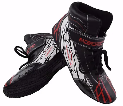 Racing Driving Shoes Sfi 3.3 Leather Cool Graphics Mens Size 8-13 Pick Size • $64.99