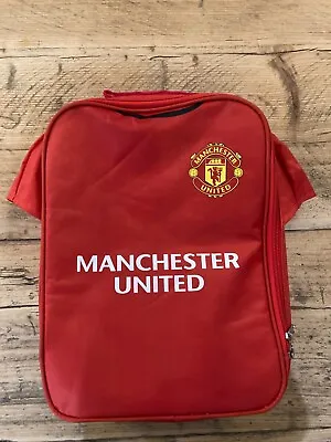 £9.99 • Buy Manchester United Kit Lunch Bag Back To School Football Shirt Sandwich Bag